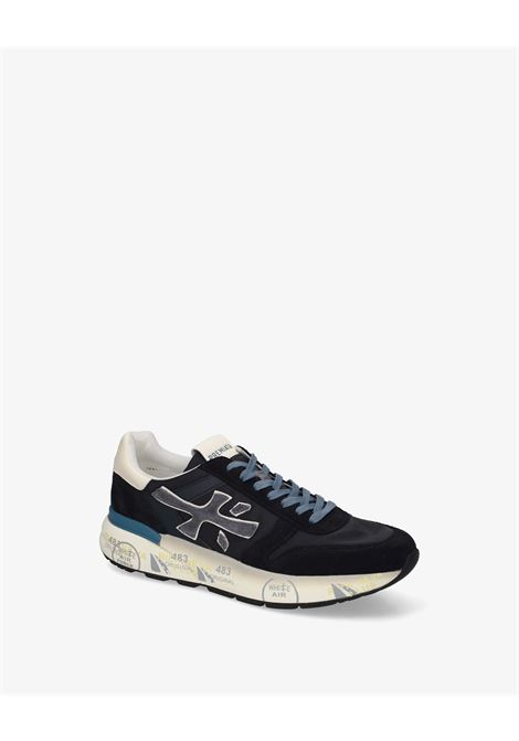 Sneakers Premiata Mick 7716 in pelle e nylon blu PREMIATA | Scarpe | MICK VAR7716
